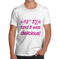 Men's I 8 Sum Pi And It Was Delicious! T-Shirt