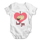 I Pug Loaf You Baby Grow Bodysuit