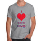 Men's I Love David Bowie T-Shirt