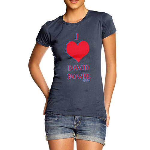 Women's I Love David Bowie T-Shirt