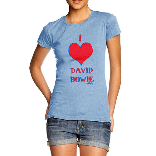 Women's I Love David Bowie T-Shirt