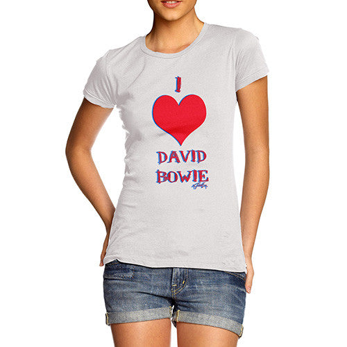 Women's I Love David Bowie T-Shirt