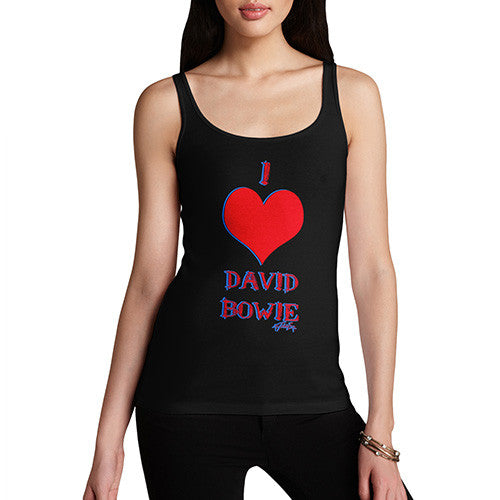 Women's I Love David Bowie Tank Top