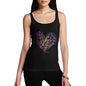 Women's Valentine's Word Heart Tank Top