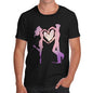 Men's Valentine's Couple Word Heart T-Shirt