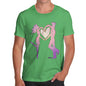 Men's Valentine's Couple Word Heart T-Shirt