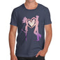 Men's Valentine's Couple Word Heart T-Shirt