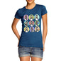 Women's Guin Penguin Emoticons T-Shirt