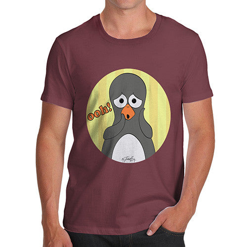 Men's Guin Penguin Ooh! Emoticon T-Shirt