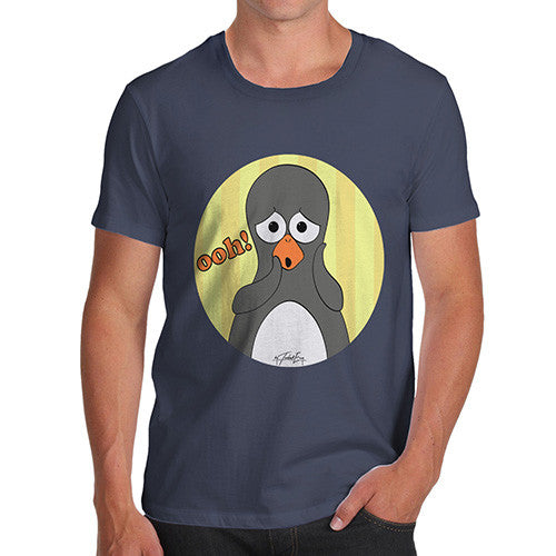 Men's Guin Penguin Ooh! Emoticon T-Shirt