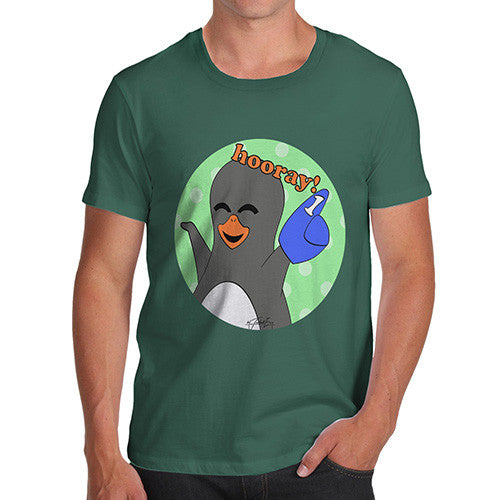 Men's Guin Penguin Hooray! Emoticon T-Shirt