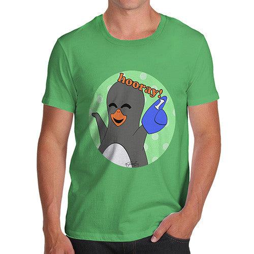 Men's Guin Penguin Hooray! Emoticon T-Shirt