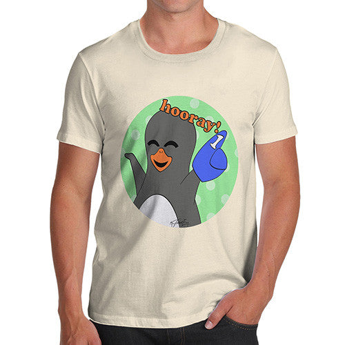 Men's Guin Penguin Hooray! Emoticon T-Shirt