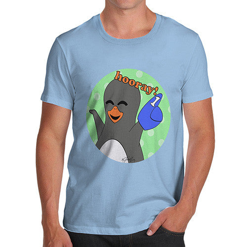 Men's Guin Penguin Hooray! Emoticon T-Shirt