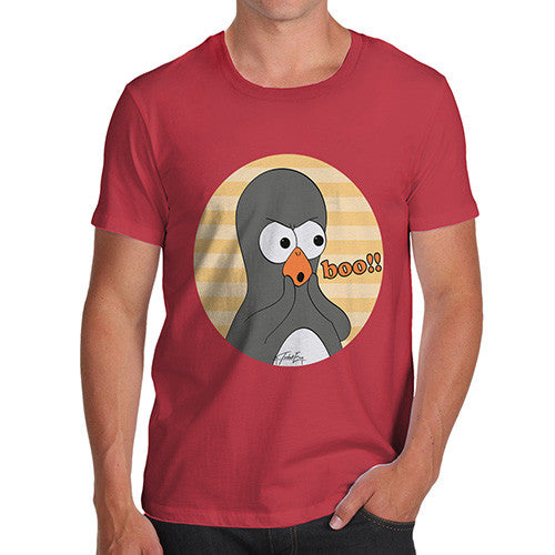 Men's Guin Penguin Boo!! Emoticon T-Shirt