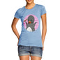 Women's Guin Penguin Woo! Emoticon T-Shirt