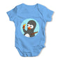 Guin Penguin #Selfie Emoticon Baby Grow Bodysuit