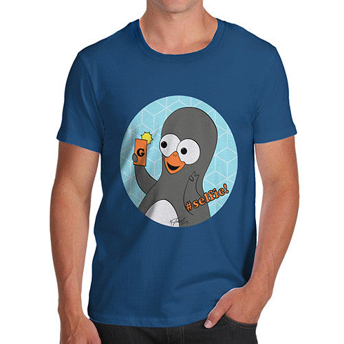 Men's Guin Penguin #Selfie! Emoticon T-Shirt