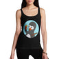 Women's Guin Penguin #Selfie! Emoticon Tank Top