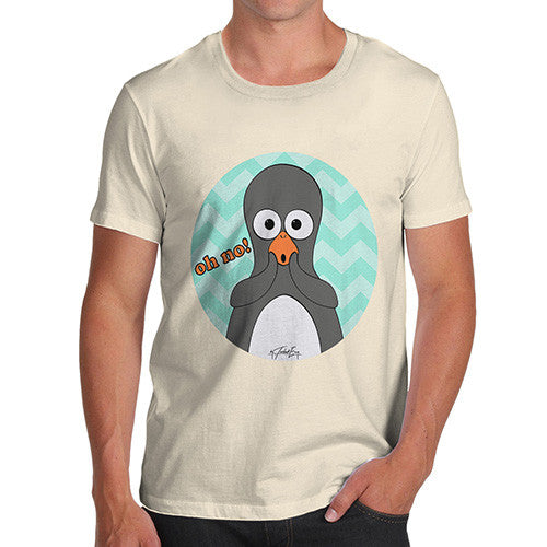 Men's Guin Penguin Oh No! Emoticon T-Shirt