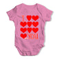 I Hearts Love You Baby Grow Bodysuit