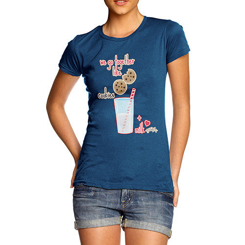 Women's We Go Together Like Cookies + Milk T-Shirt