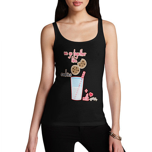 Women's We Go Together Like Cookies + Milk Tank Top