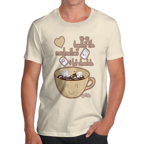 Men's We Go Together Like Marshmallows + Hot Chocolate T-Shirt