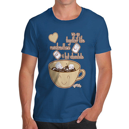 Men's We Go Together Like Marshmallows + Hot Chocolate T-Shirt