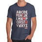 Men's Alphabet I <3 You T-Shirt