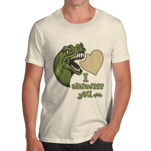 Men's Dinosaur I Adorawrrrr You T-Shirt