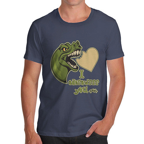 Men's Dinosaur I Adorawrrrr You T-Shirt