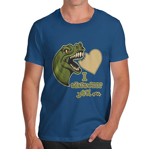 Men's Dinosaur I Adorawrrrr You T-Shirt