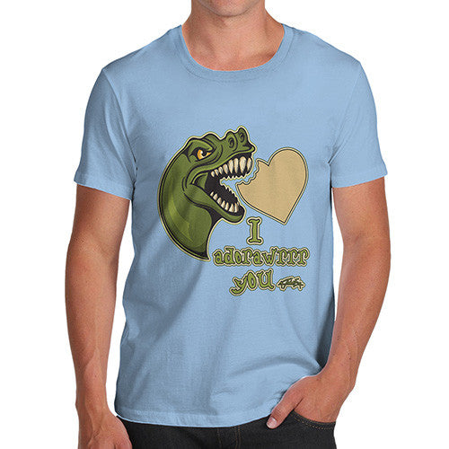 Men's Dinosaur I Adorawrrrr You T-Shirt