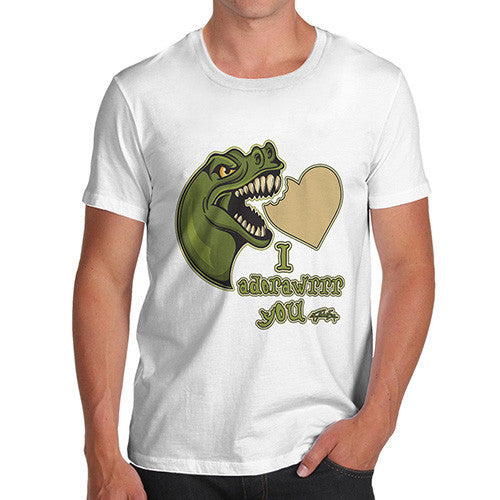 Men's Dinosaur I Adorawrrrr You T-Shirt