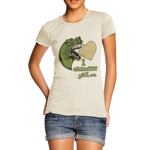 Women's Dinosaur I Adorawrrrr You T-Shirt