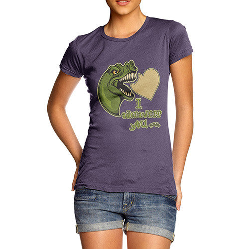 Women's Dinosaur I Adorawrrrr You T-Shirt