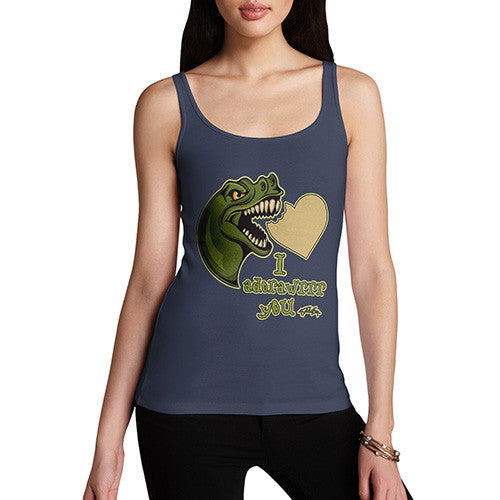 Women's Dinosaur I Adorawrrrr You Tank Top