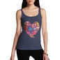 Women's Love Heart Musical Instruments Tank Top