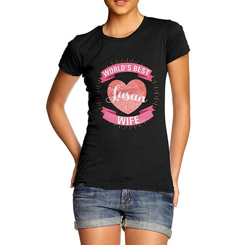 Women's Personalised World's Best Wife T-Shirt