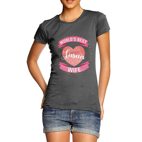 Women's Personalised World's Best Wife T-Shirt