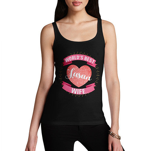 Women's Personalised World's Best Wife Tank Top