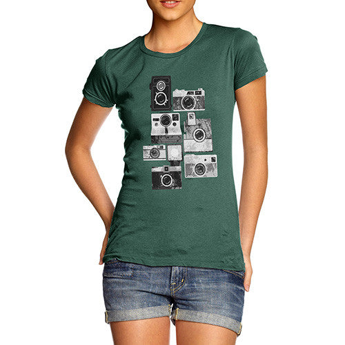 Women's Vintage Cameras T-Shirt