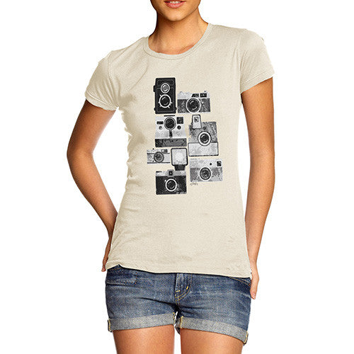 Women's Vintage Cameras T-Shirt