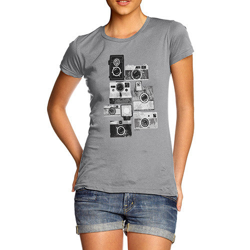 Women's Vintage Cameras T-Shirt