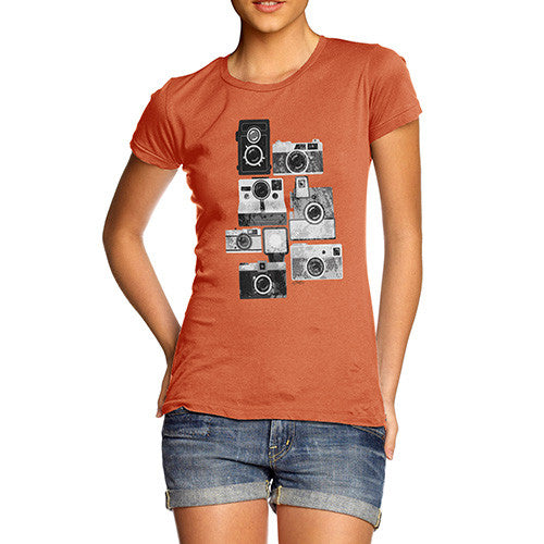 Women's Vintage Cameras T-Shirt