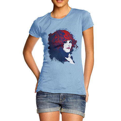 Women's Vintage Flapper Fashion Plate T-Shirt