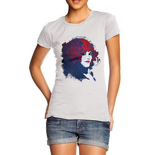 Women's Vintage Flapper Fashion Plate T-Shirt