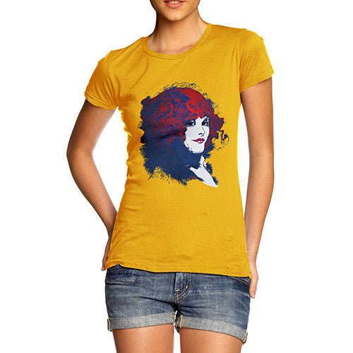 Women's Vintage Flapper Fashion Plate T-Shirt