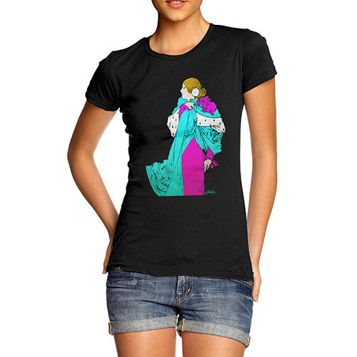 Women's Vintage Victorian Fashion Plate T-Shirt